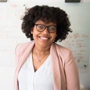 Business woman with attractive smile