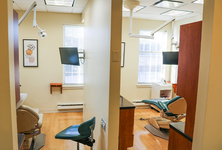 Hallway in a Pepper Pike dental office