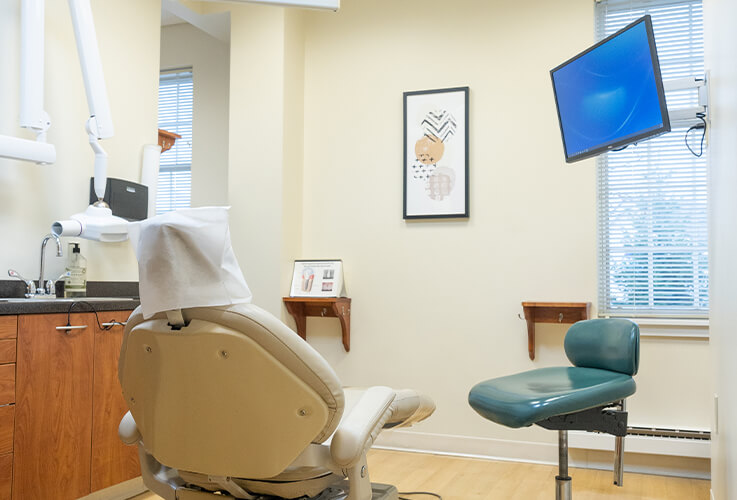 Hallway in a Pepper Pike dental office